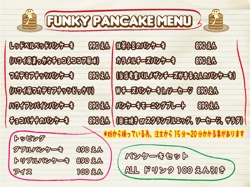 西荻窪のふっくらおいしいパンケーキ屋 「ファンキーB２ガーデン」